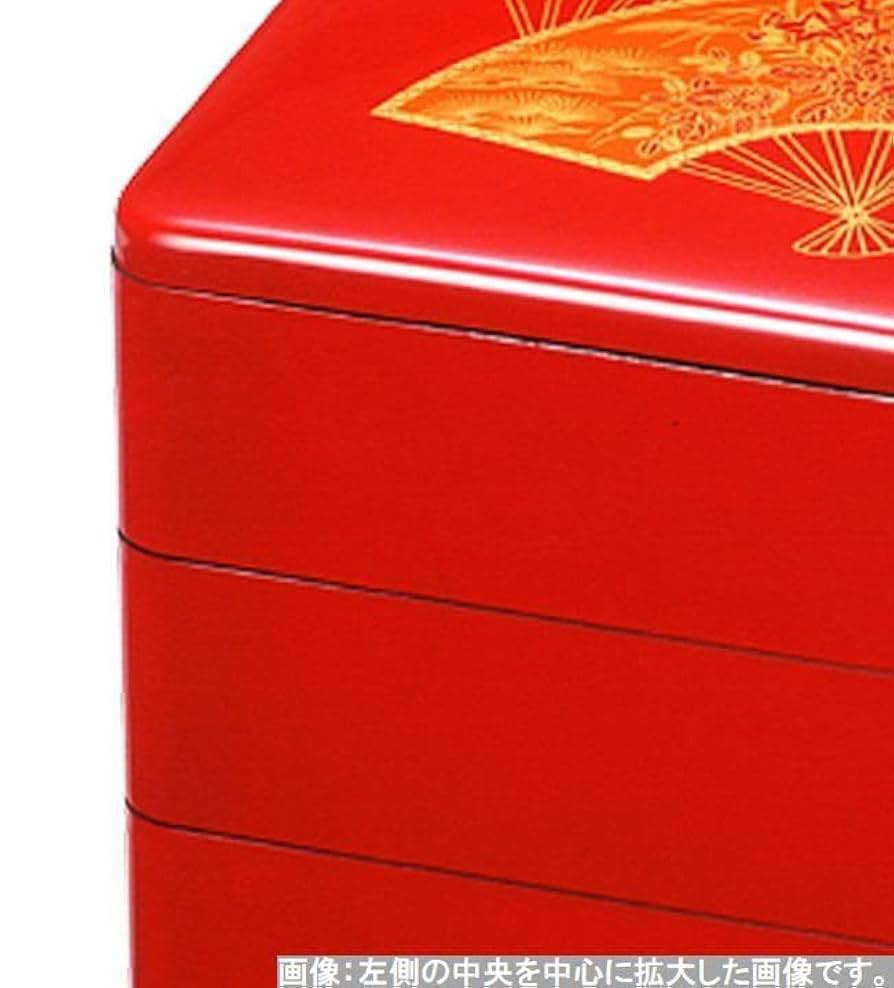 重箱   3段   松竹梅 三段重箱 松竹梅 黒内朱 6.5寸 木製 漆塗りお重箱 【製造中止